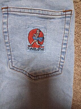 Vintage FARLOW Light Wash Skinny Jeans sz US 9/10 (W 26.5")